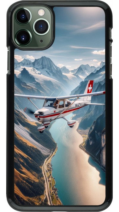 Coque iPhone 11 Pro Max - Vol Alpin Suisse