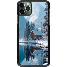 iPhone 11 Pro Max Case Hülle - Winter 25 Winter house forest day