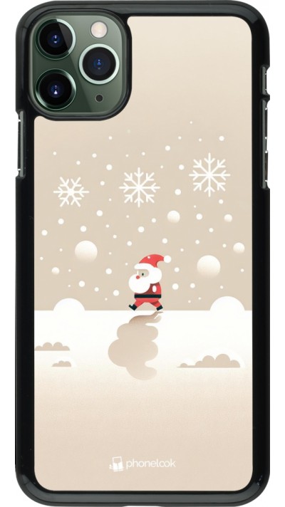 Coque iPhone 11 Pro Max - Noël 2023 Minimalist Santa