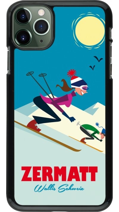 Coque iPhone 11 Pro Max - Zermatt Ski Downhill
