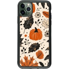 Coque iPhone 11 Pro Max - Silicone rigide noir Autumn 2024 nature