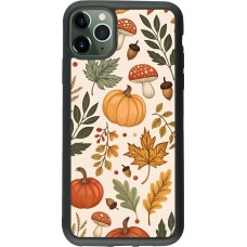 Coque iPhone 11 Pro Max - Silicone rigide noir Autumn 25 Autumn pattern