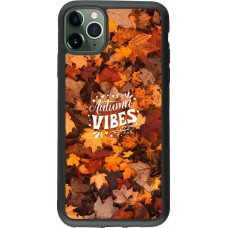 Coque iPhone 11 Pro Max - Silicone rigide noir Autumn 25 Autumn vibes