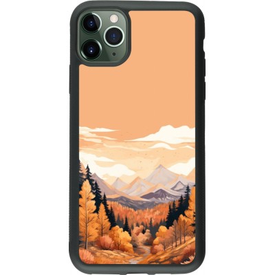 Coque iPhone 11 Pro Max - Silicone rigide noir Autumn 25 Mountains