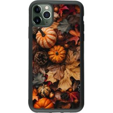 Coque iPhone 11 Pro Max - Silicone rigide noir Autumn 25 Pumpkin