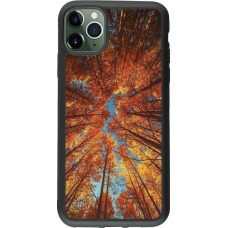 iPhone 11 Pro Max Case Hülle - Silikon schwarz Autumn 25 Trees