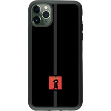 Coque iPhone 11 Pro Max - Silicone rigide noir Canton GL noir