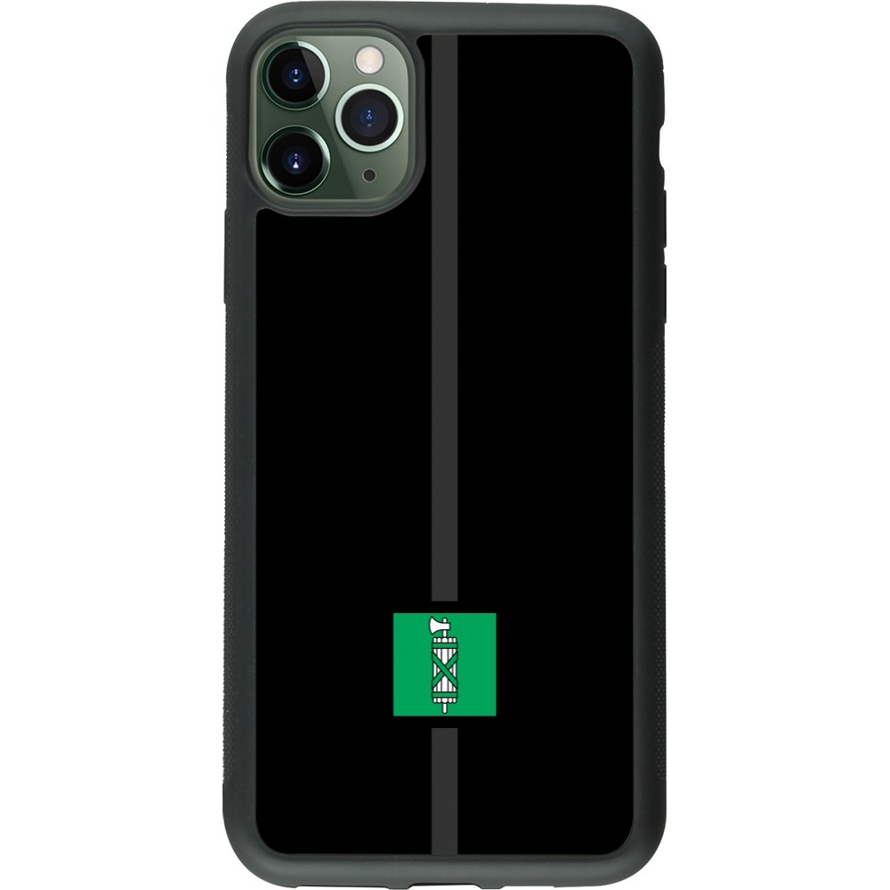 iPhone 11 Pro Max Case Hülle - Silikon schwarz Kanton SG schwarz