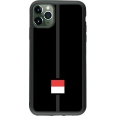 Coque iPhone 11 Pro Max - Silicone rigide noir Canton SO noir