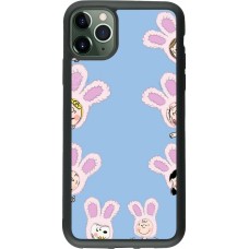 Coque iPhone 11 Pro Max - Silicone rigide noir Easter 2026 Snoopy