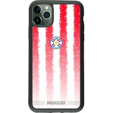 iPhone 11 Pro Max Case Hülle - Silikon schwarz Paraguay 2026 personalisierbares Fussballtrikot