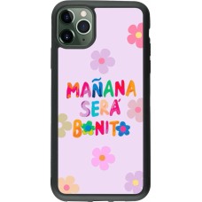 iPhone 11 Pro Max Case Hülle - Silikon schwarz Karol G Manana sera bonito