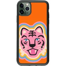 Coque iPhone 11 Pro Max - Silicone rigide noir Lion colors 2026