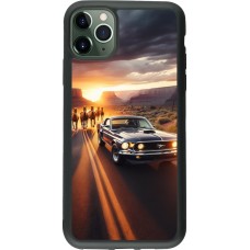 iPhone 11 Pro Max Case Hülle - Silikon schwarz Mustang 69 Grand Canyon