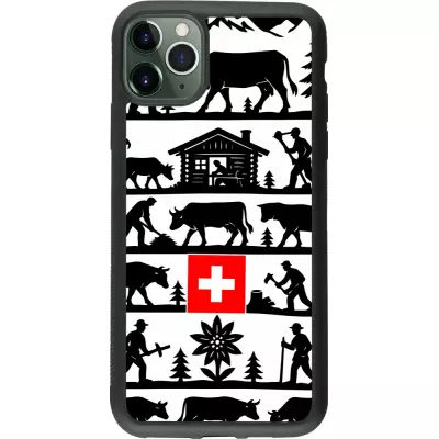 iPhone 11 Pro Max Case Hülle - Silikon schwarz Poya Schweiz 1