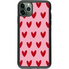 Coque iPhone 11 Pro Max - Silicone rigide noir Saint Valentines Day 26 Pattern heart