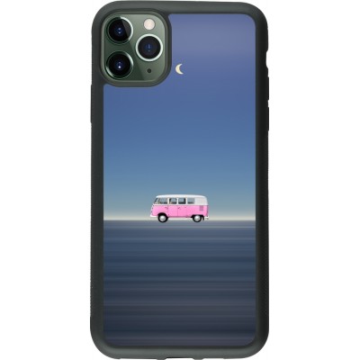 iPhone 11 Pro Max Case Hülle - Silikon schwarz Spring 23 pink bus