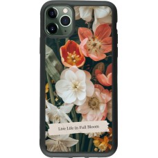 Coque iPhone 11 Pro Max - Silicone rigide noir Full Bloom Spring 2026
