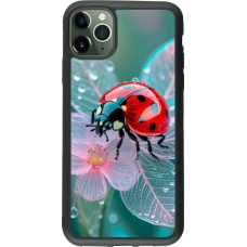 Coque iPhone 11 Pro Max - Silicone rigide noir Ladybird in bloom Spring 2026