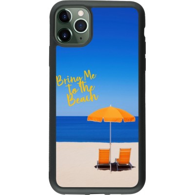 Coque iPhone 11 Pro Max - Silicone rigide noir Summer 2025 Bring me to the beach
