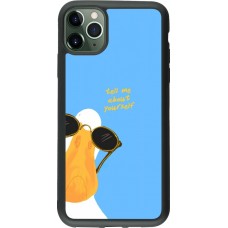 iPhone 11 Pro Max Case Hülle - Silikon schwarz Tell me about yourself Summer 2026