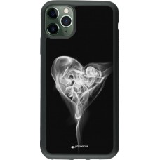 Hülle iPhone 11 Pro Max - Silikon schwarz Valentine 2022 Black Smoke
