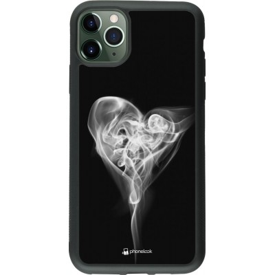 Hülle iPhone 11 Pro Max - Silikon schwarz Valentine 2022 Black Smoke