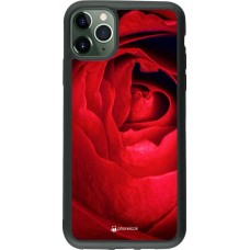 Hülle iPhone 11 Pro Max - Silikon schwarz Valentine 2022 Rose