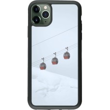 iPhone 11 Pro Max Case Hülle - Silikon schwarz Winter 22 ski lift