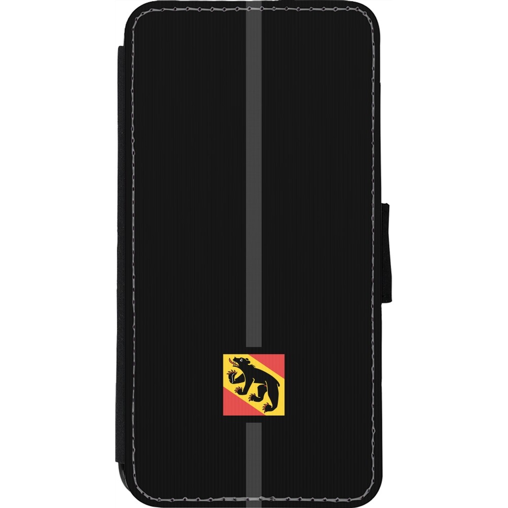 iPhone 11 Pro Max Case Hülle - Wallet schwarz Kanton BE schwarz