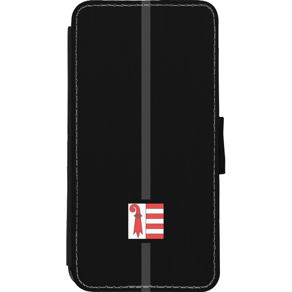 Coque iPhone 11 Pro Max - Wallet noir Canton JU noir