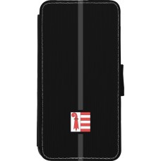 Coque iPhone 11 Pro Max - Wallet noir Canton JU noir