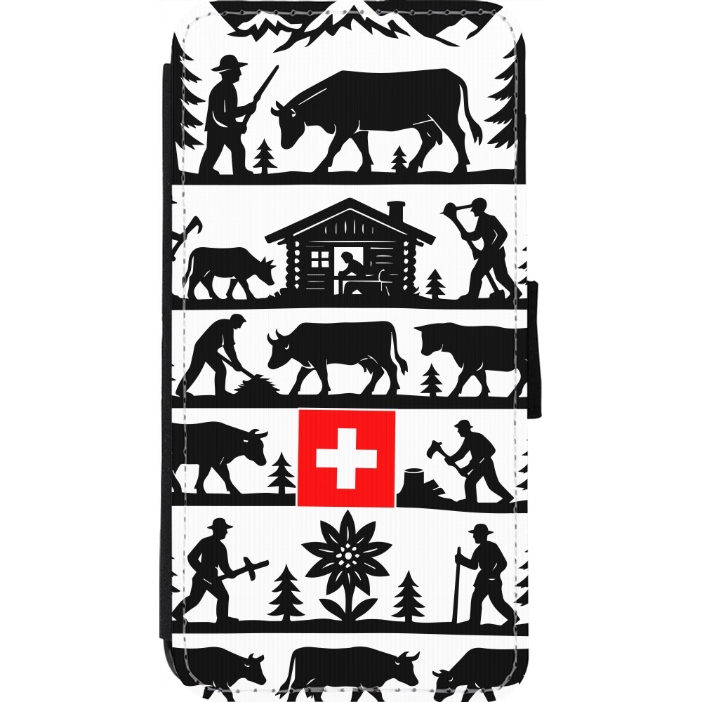 iPhone 11 Pro Max Case Hülle - Wallet schwarz Poya Schweiz 1