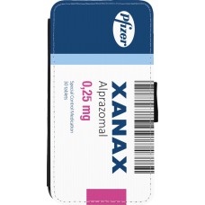 Coque iPhone 11 Pro Max - Wallet noir Xanax Alprazolam 2025