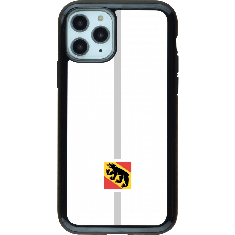 iPhone 11 Pro Case Hülle - Hybrid Armor schwarz Kanton BE weiss