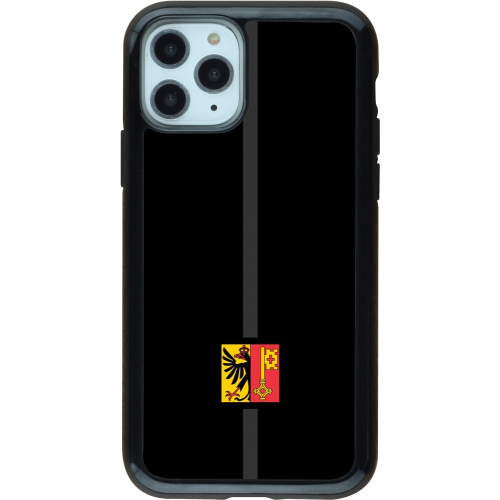 iPhone 11 Pro Case Hülle - Hybrid Armor schwarz Kanton GE schwarz