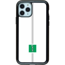 iPhone 11 Pro Case Hülle - Hybrid Armor schwarz Kanton SG weiss
