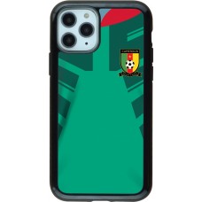 iPhone 11 Pro Case Hülle - Hybrid Armor schwarz Kamerun 2022 personalisierbares Fussballtrikot