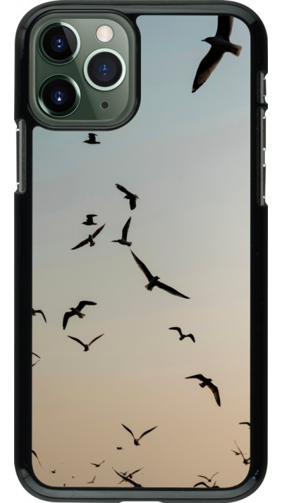 Coque iPhone 11 Pro - Autumn 22 flying birds shadow