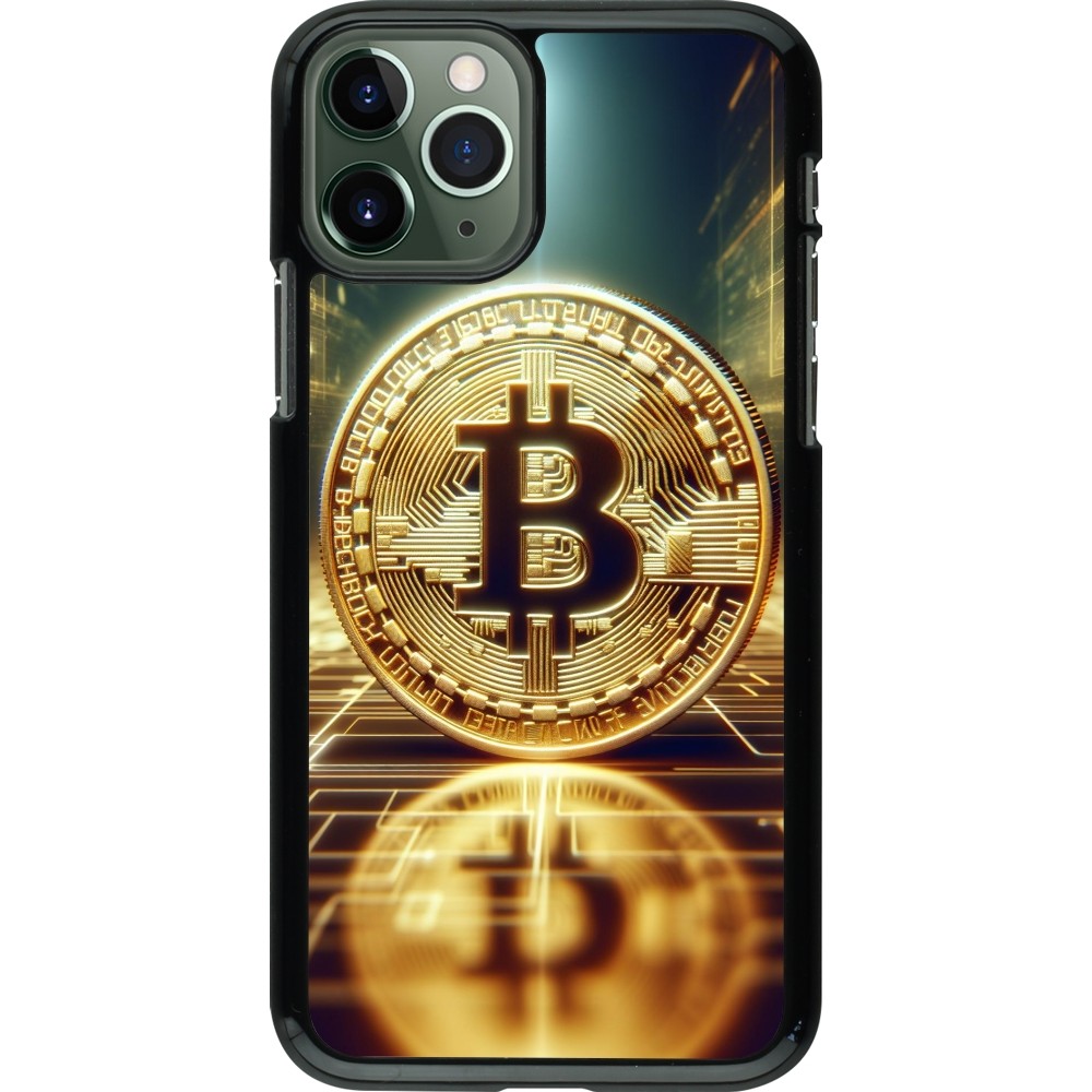iPhone 11 Pro Case Hülle - Bitcoin Stehen