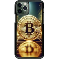 iPhone 11 Pro Case Hülle - Bitcoin Stehen