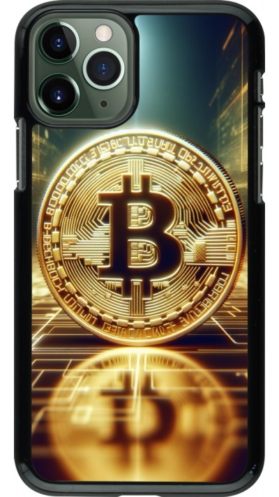 iPhone 11 Pro Case Hülle - Bitcoin Stehen