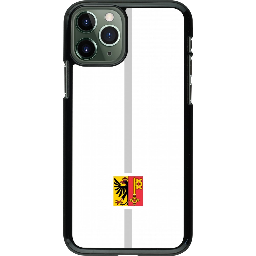 iPhone 11 Pro Case Hülle - Kanton GE weiss