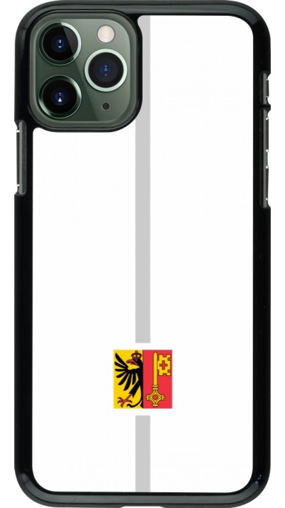 iPhone 11 Pro Case Hülle - Kanton GE weiss