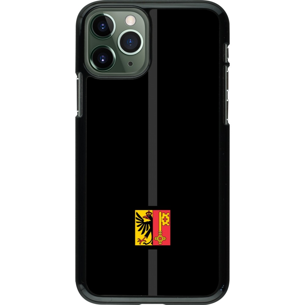 iPhone 11 Pro Case Hülle - Kanton GE schwarz