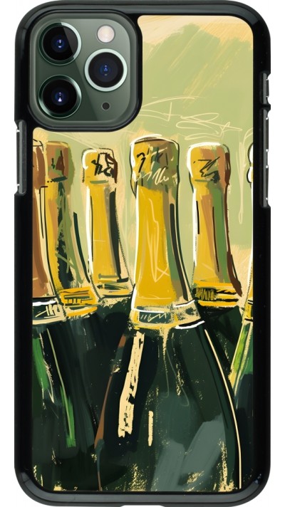 iPhone 11 Pro Case Hülle - Champagne Malerei