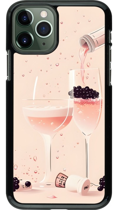 iPhone 11 Pro Case Hülle - Champagne Pouring Pink