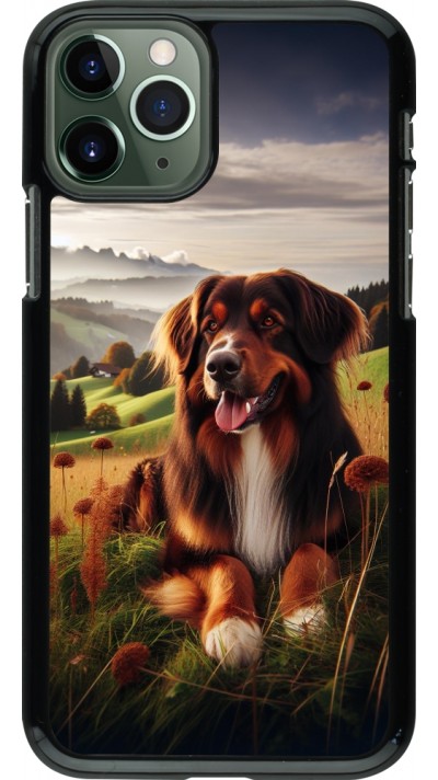 Coque iPhone 11 Pro - Chien Campagne Suisse