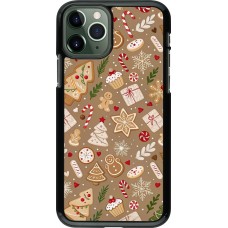 iPhone 11 Pro Case Hülle - Christmas 25 Pattern Ginger Cookie