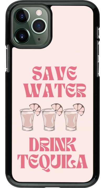 Coque iPhone 11 Pro - Cocktail Save Water Drink Tequila